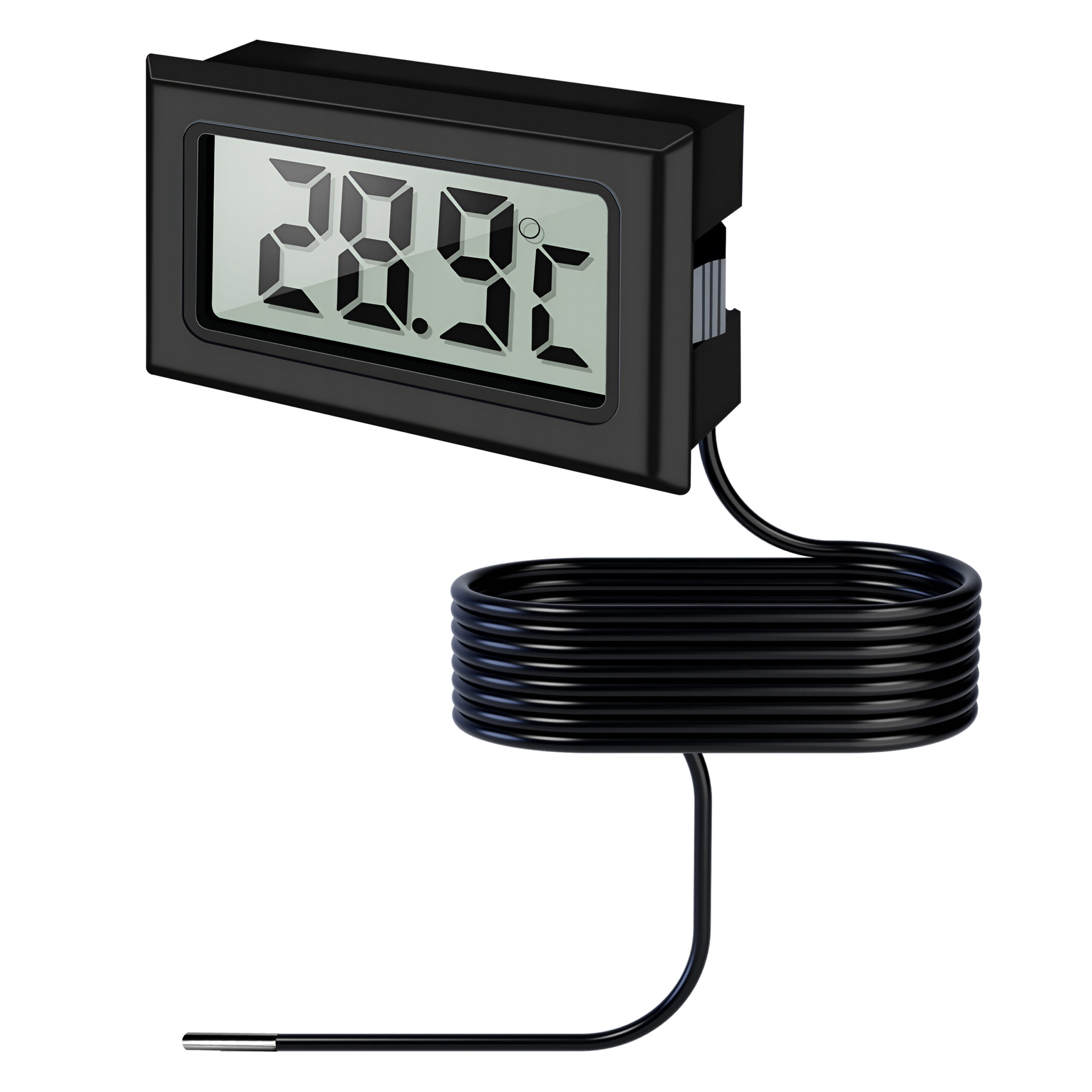 Termometr tablicowy LCD z sondą -50°C +110°C VERGIONIC 0718_21