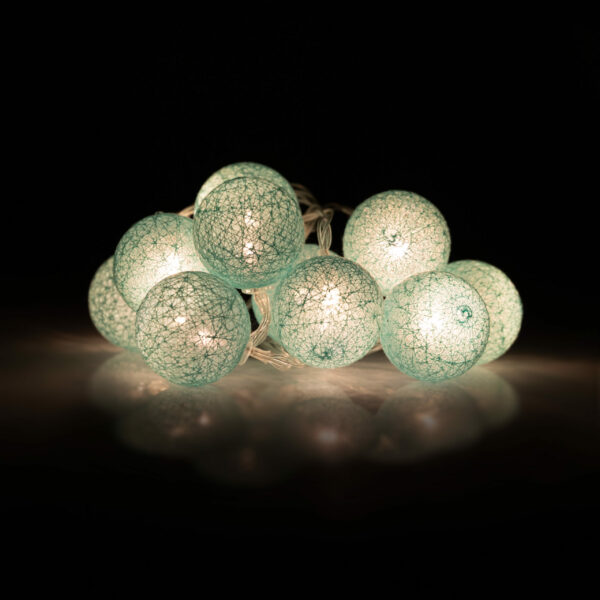 Lampki dekoracyjne cotton ball 10 szt. mix kolorów VERGIONIC 2182_10