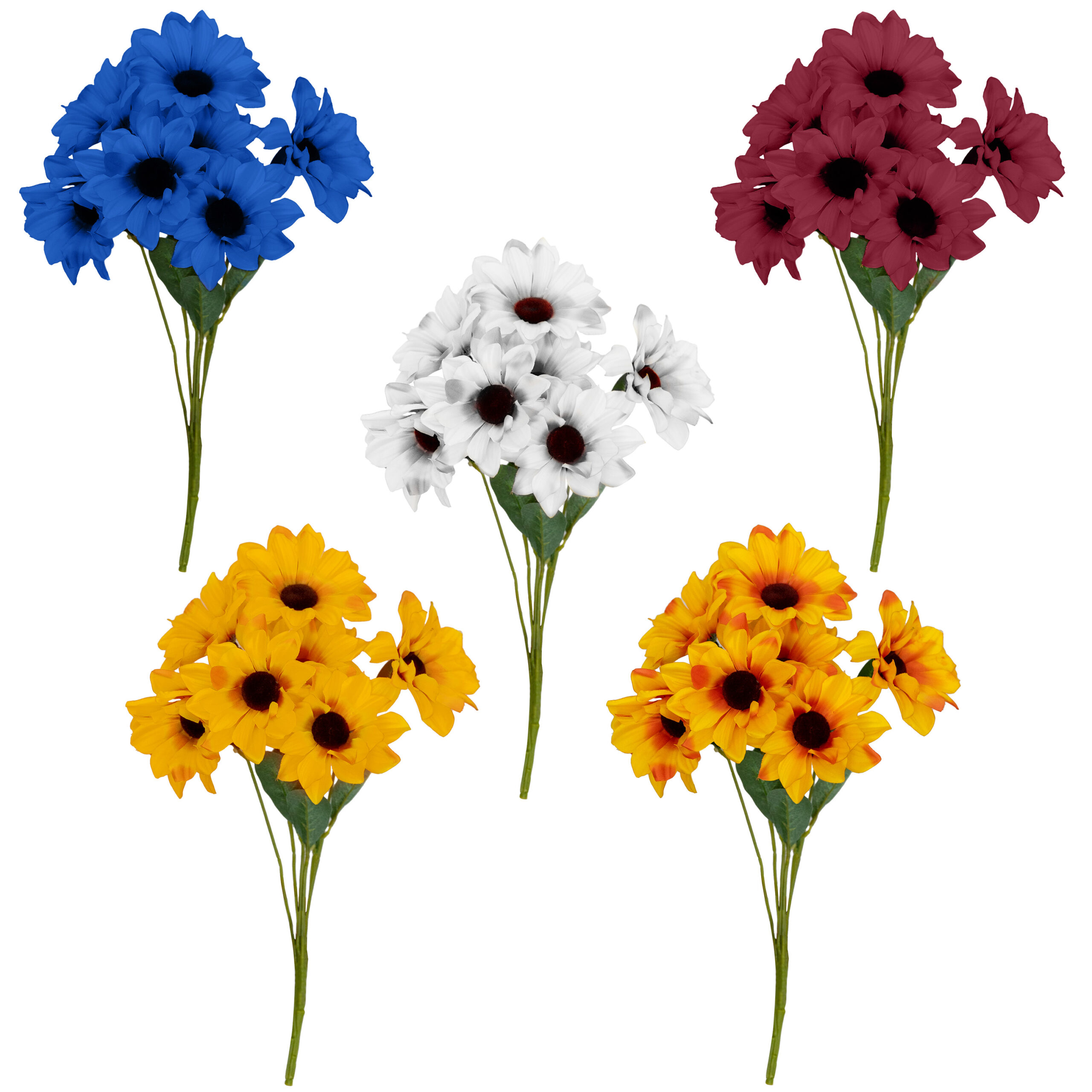 Kwiaty sztuczne SŁONECZNIK OZDOBNY 50 cm mix 7063_10