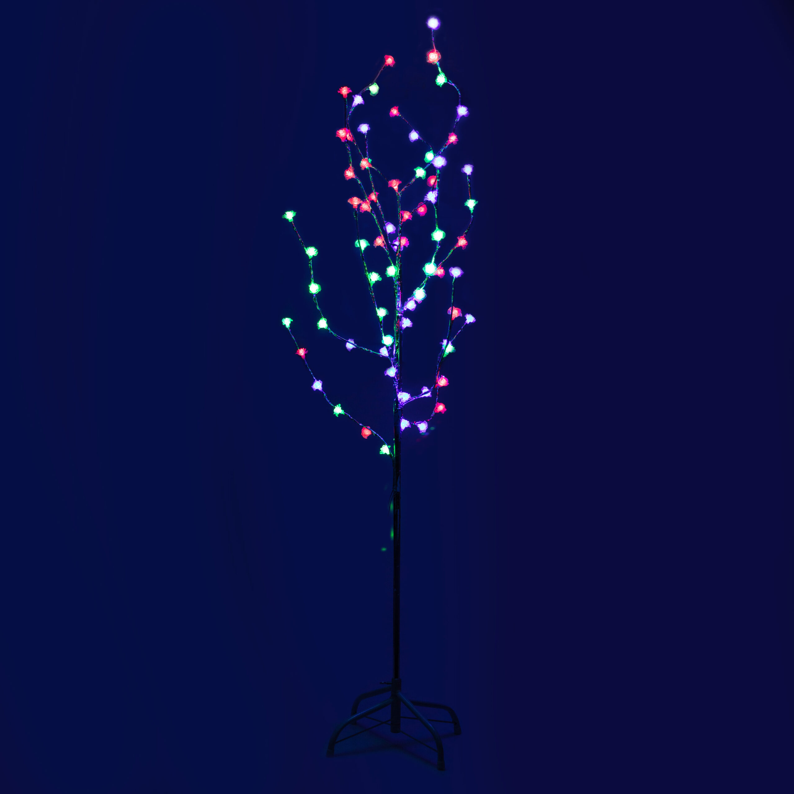 Drzewko ozdobne mix wzorów 72 LED RGB 145 cm 4104_06