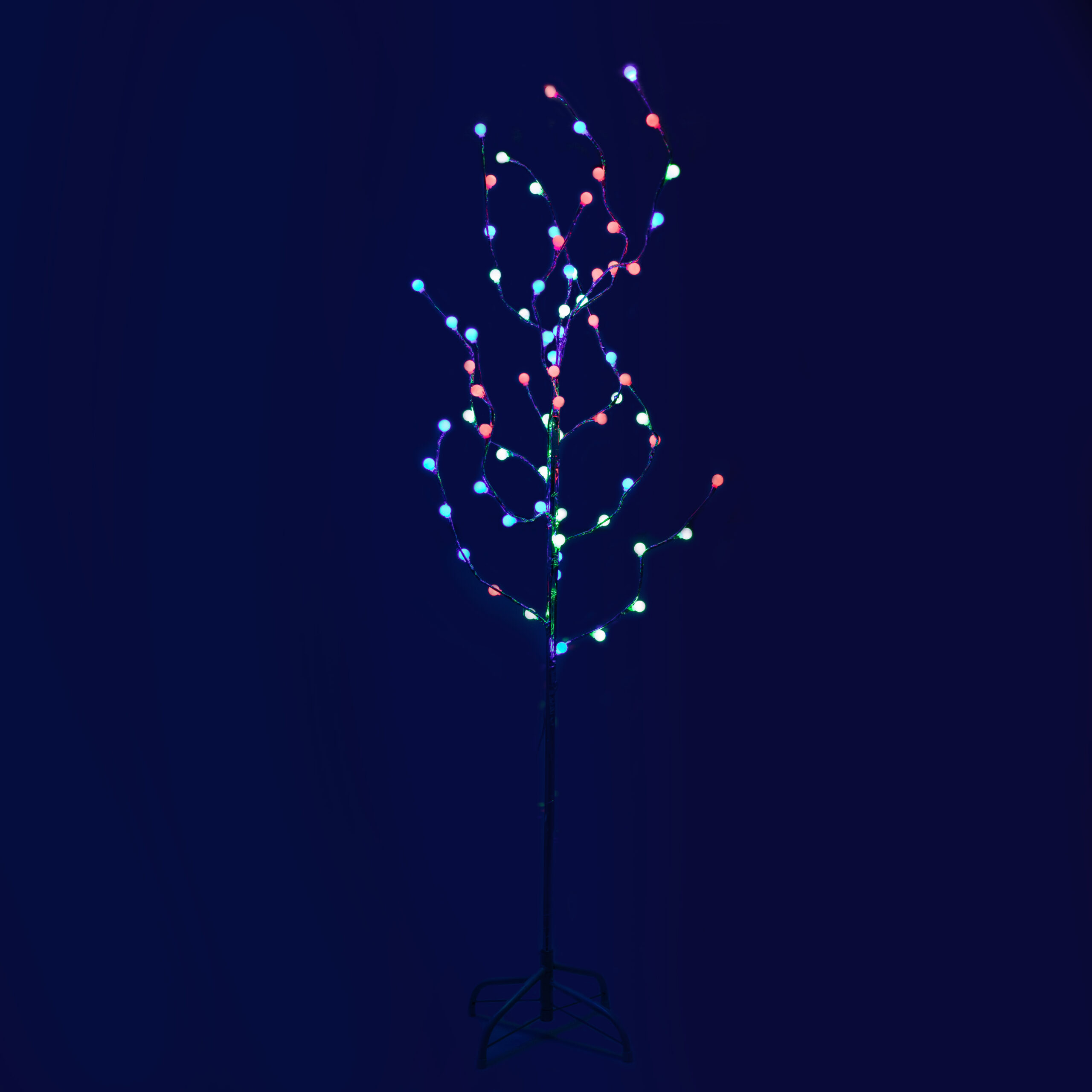 Drzewko ozdobne mix wzorów 72 LED RGB 145 cm 4104_07