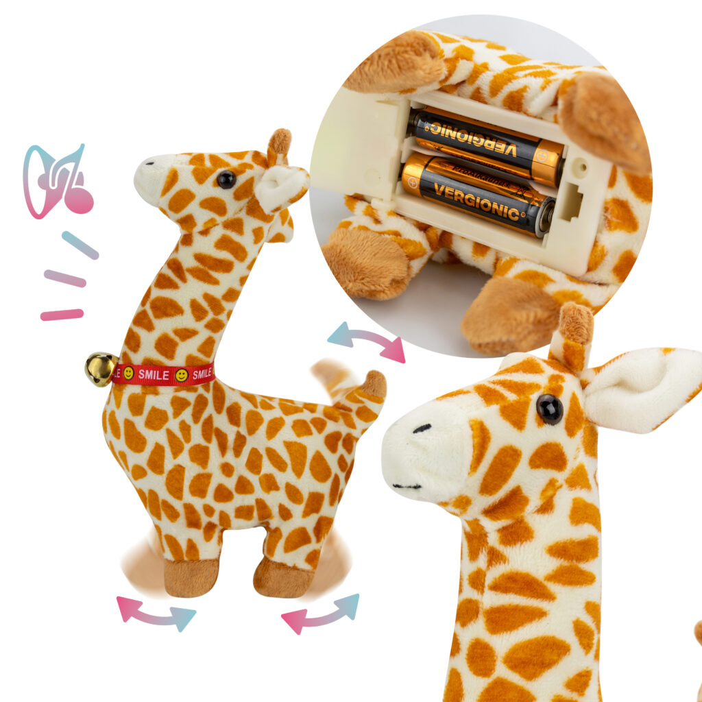Chodząca i grająca żyrafa na baterię mix 7148_05