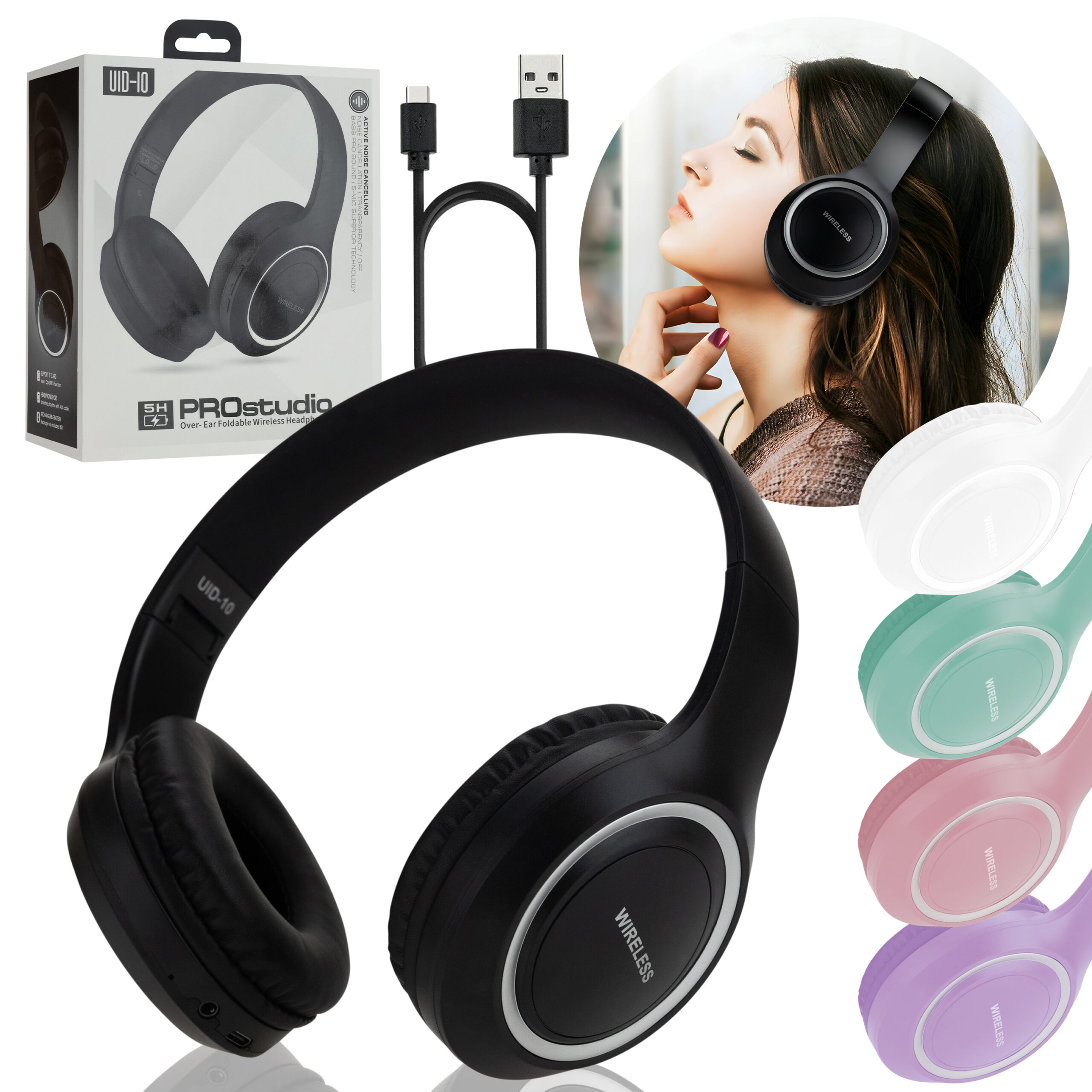 Słuchawki bezprzewodowe Bluetooth mix kolorów 7302_20