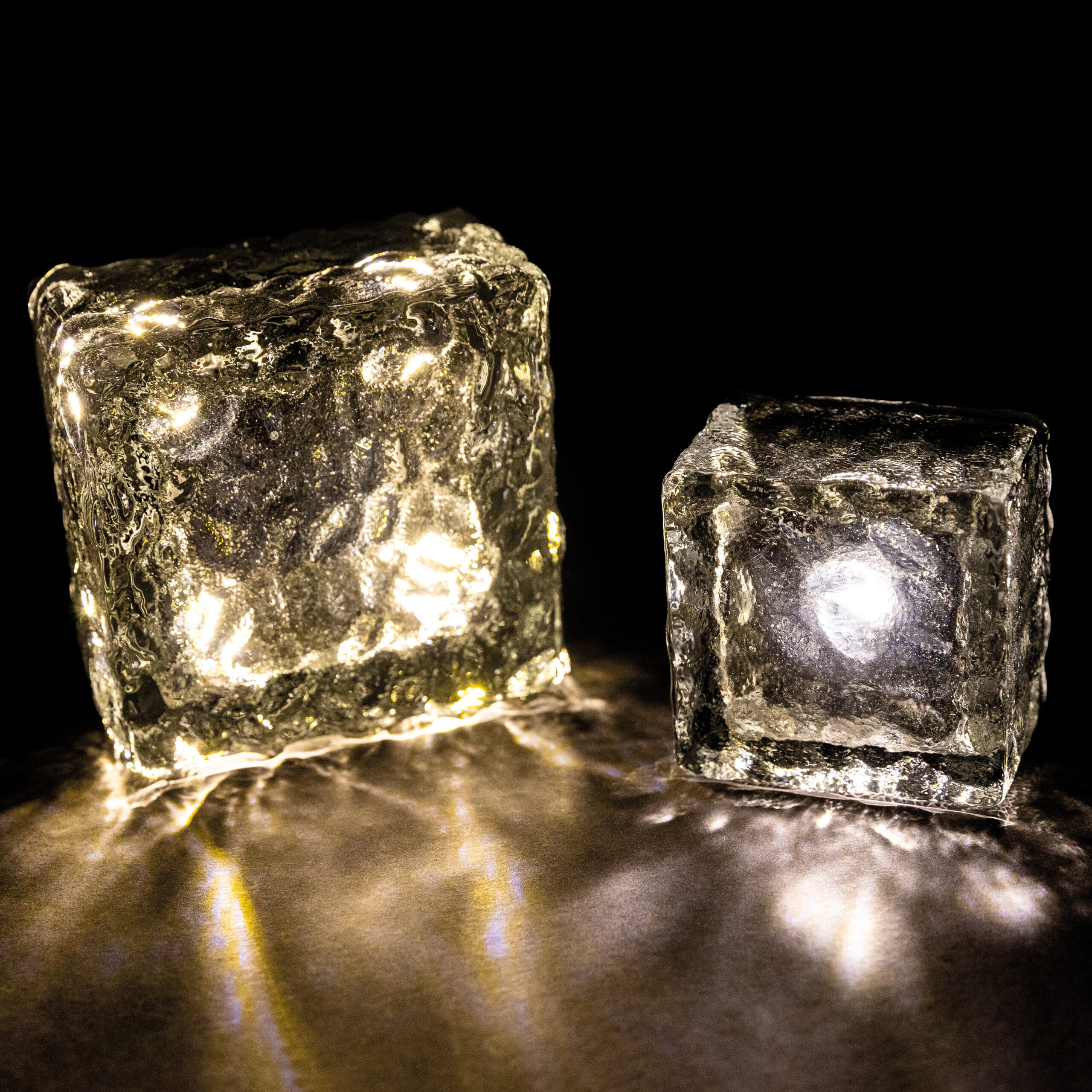 Lampa solarna najazdowa kostka lodu szklana 7 x 7 cm VERGIONIC 7366_9